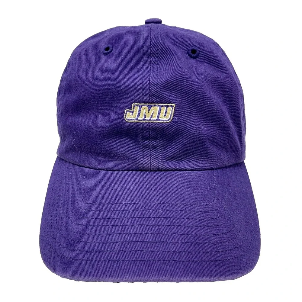 James Madison Dukes Hat Cap Strap Back Dad JMU Adjustable Plain Women's Ladies